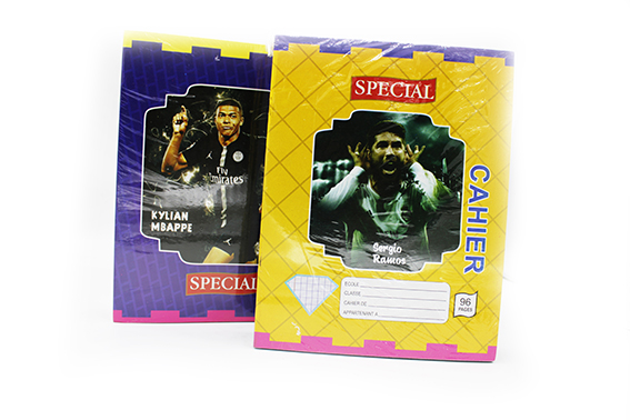 Cahier petit format 96 pages (20pqts x 10pces) Spécial