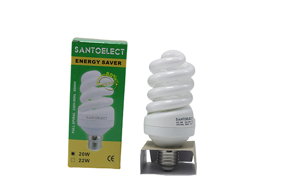 Ampoule économique l/j spirale E27 20W ME00426EF Santoelect