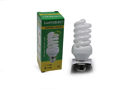 Ampoule économique b/i F spirale B22 15W  ME01434B Santoelect