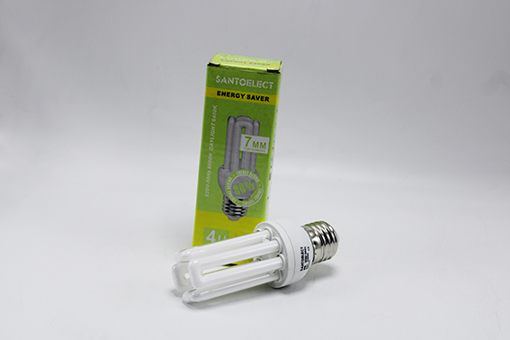 Ampoule économique mini l/j 4U E27 9W ME04221 Santoelect