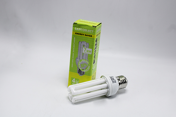 Ampoule économique mini l/j 4U E27 15W ME04223 Santoelect