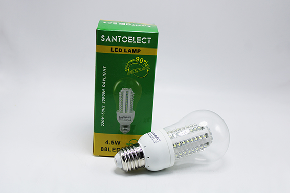 Ampoule led spot (goutte) l/j E27 4.5W OL-P55 ME01301A