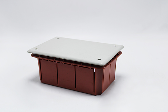 Boite de dérivation rectangle orange 16,9x13,9x5 MZ08833