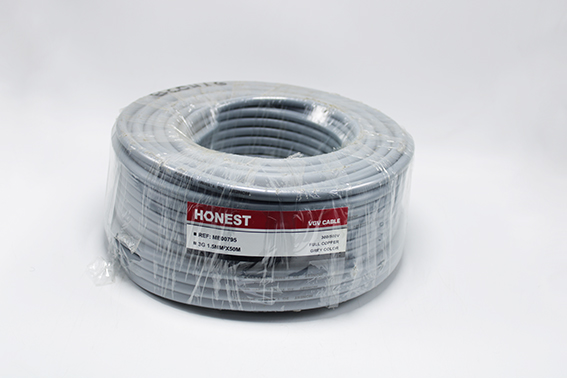 Câble VGV 3x1,5mm² gris 50m 300/500V (100% cuivre) ME00795 Honest