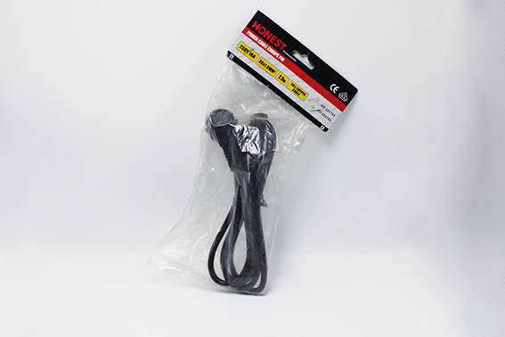 Câble d'alimentation ordinateur 3x1,0mm² 250V 16A 1,5m (100% cuivre) HT-331701