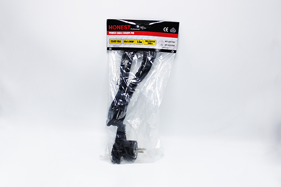 Câble d'alimentation ordinateur portable 3x1,0 250V 16A 1,5m (100% cuivre) HT-331702