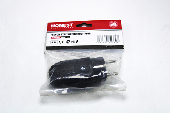 Fiche mâle étanche 16A 250V IP44 HT-331332 Honest