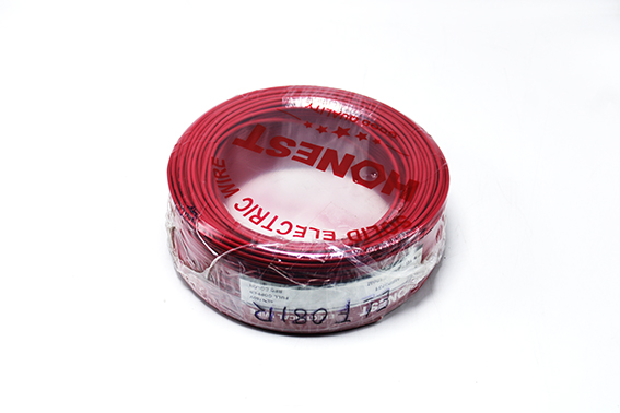 Fil isolé 1Gx1,5mm² 100m 450/750V (100% cuivre) rouge ME00731 Honest