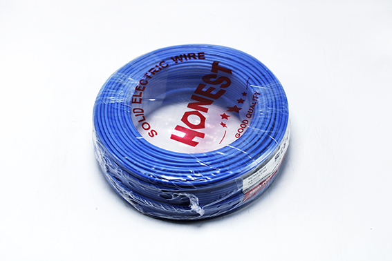 Fil isolé 1Gx2,5mm² 100m 450/750V (100% cuivre) bleu ME00740 Honest