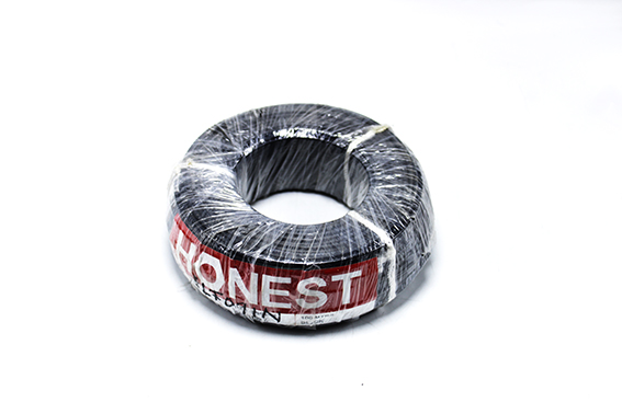 Fil isolé 1Gx1,5mm² 100m 600/1100V (100% cuivre) noir  Honest (balle de 18rlx)