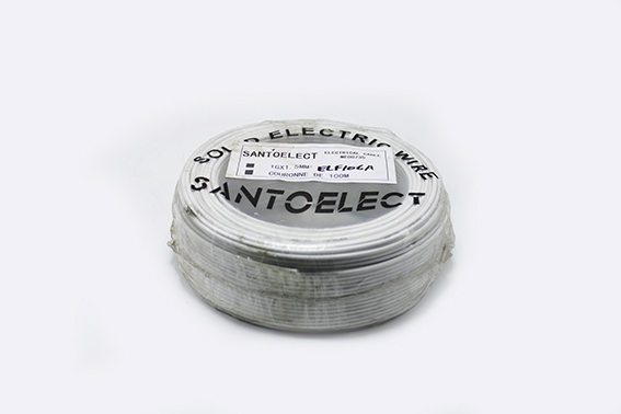 Fil isolé a 1Gx1,5mm² 100m blanc ME00735 Santoelect