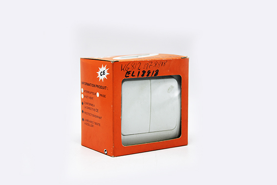 Double interrupteur encastré blanc KG812 MZ8818