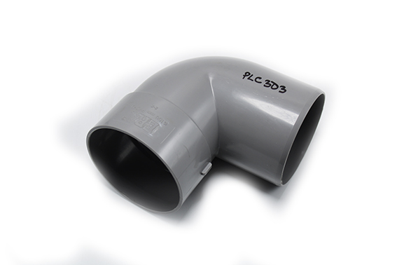 Coude PVC gris 100mm M/F 90° M022603 Era