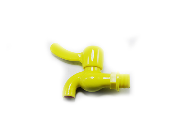 Robinet de puisage plastique jaune 15x21 43g M024052*