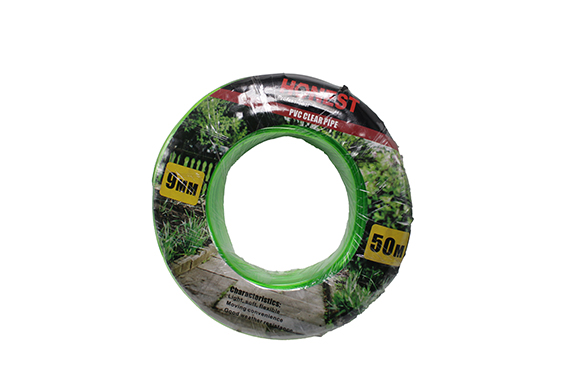 Tuyau d'arrosage transparent (niveau) 9mm x1,0mm x50m MZ08787 (vert) Honest