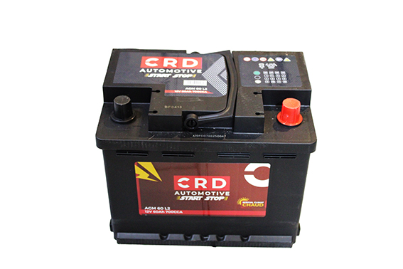 Batterie-voiture 12V T/B 60AH AGM+D AGM 60L2 CRD