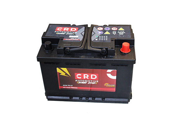 Batterie-voiture 12V T/B 72AH AGM+D AGM 72L3 CRD