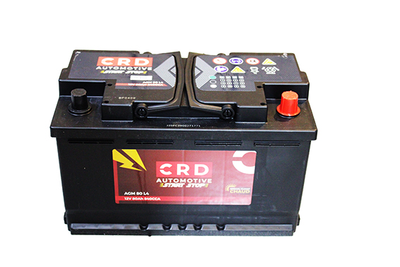 Batterie-voiture 12V T/B 80AH AGM+D AGM 80L4 CRD
