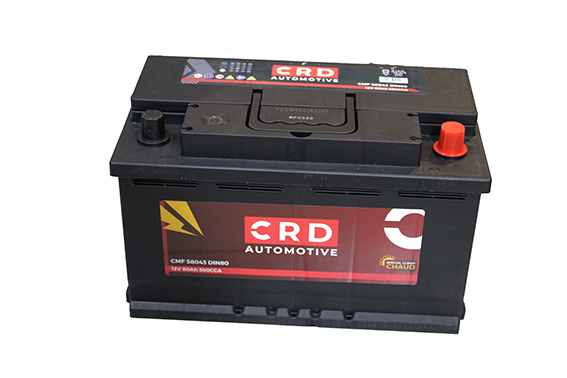 Batterie-voiture 12V T/B 80AH+D CMF58043 DIN80 CRD