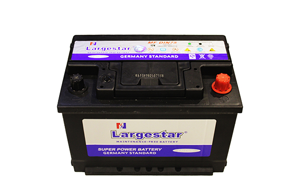 Batterie-voiture T/B sans entretien 75AH MFDIN75 Largestar