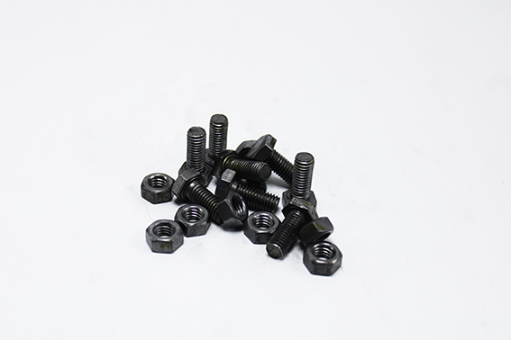 Boulon mécanique noir avec écrou 8x20mm M021033 Honest (bte de 100p)