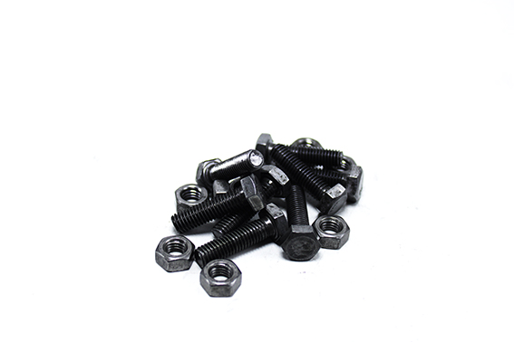 Boulon mécanique noir avec écrou 8x30mm M021051 Honest (bte de 100p)