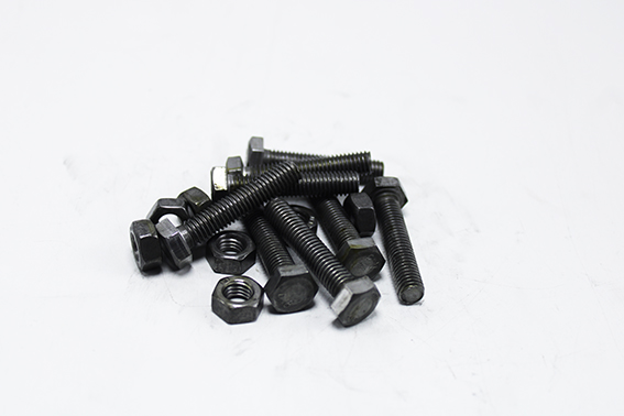 Boulon mécanique noir avec écrou 8x40mm M021003 Honest (bte de 100p)