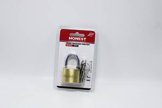 Cadenas à clé croix 40mm M070154 Honest