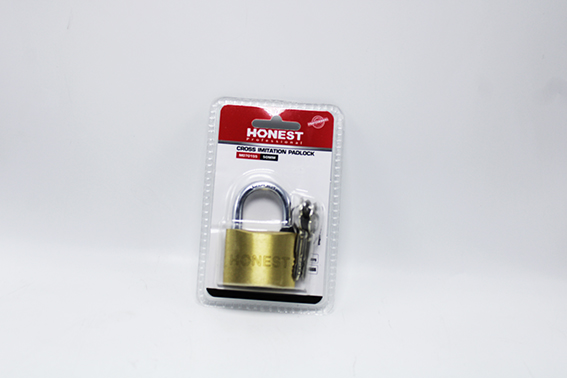 Cadenas à clé croix 50mm M070155 Honest