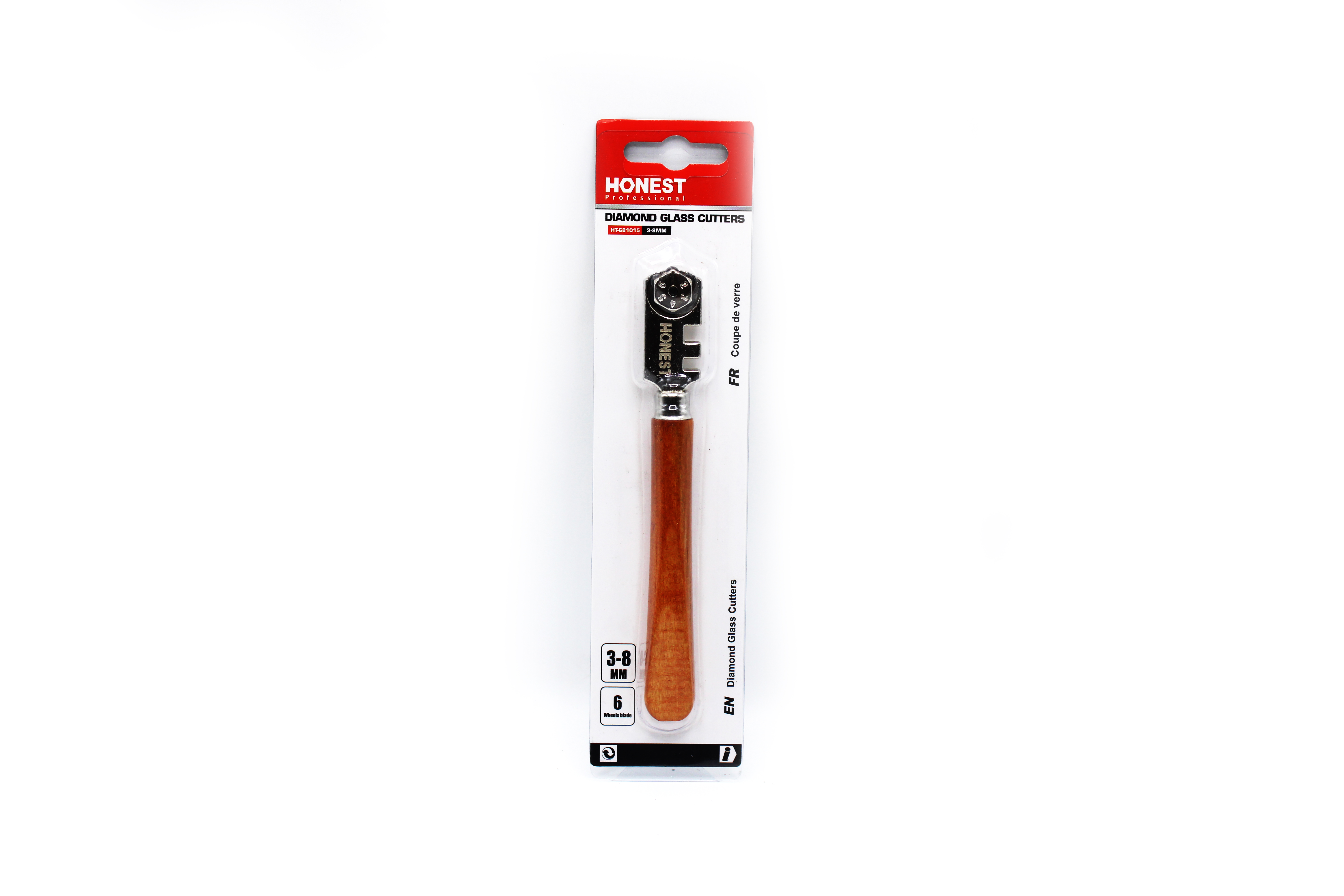 Coupe-verre avec pointe en diamant 3-8mm HT-681015 Honest