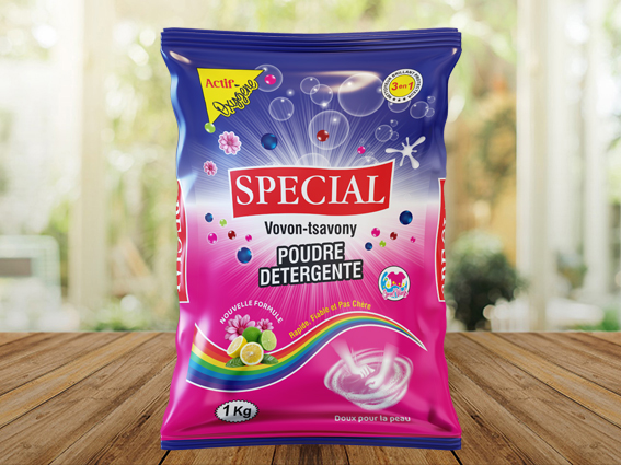 Détergent en poudre 1kg x5pcs Spécial