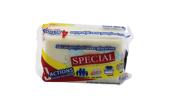 Savon multiusage parfumé et glycériné 4 actions 150g Spécial
